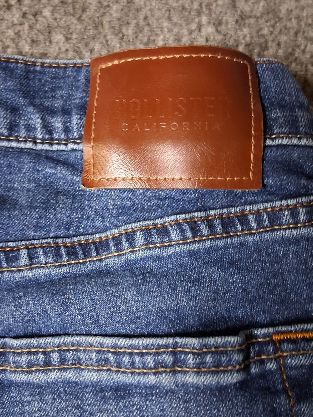 Hollister Mens Blue Epic Flex Stretch Slim Straight Jeans 29x34 - Picture 11 of 12